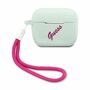 Guess Apple Airpods Pro Cover Blau Pink Silicone Vintage Schutzh�lle Tasche Case Etui Halter