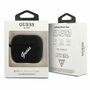 Guess Apple Airpods Pro Cover Schwarz Wei� Silicone Vintage Schutzh�lle Tasche Case Etui Halter