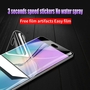 Display Hydrogel Folie fr Samsung Galaxy S21 Ultra Schutz Cover Gel Front