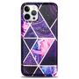 F�r Apple iPhone 12 Mini Marble Silikon Case TPU Schutz Muster Tasche H�lle Cover Etuis Zubeh�r Lila