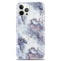F�r Apple iPhone 12 Mini Marble Silikon Case TPU Schutz Muster Tasche H�lle Cover Etuis Zubeh�r Hell Grau