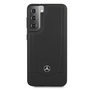 Mercedes Samsung Galaxy S21 Plus Urban Line Leder Case Cover Schwarz