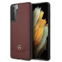 Mercedes Samsung Galaxy S21 Plus Urban Line Leder Case Schutzh�lle Rot