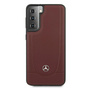 Mercedes Samsung Galaxy S21 Plus Urban Line Leder Case Schutzh�lle Rot