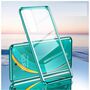 Beidseitiger 360 Grad Magnet / Glas Case Hlle Handy Tasche Bumper Grn fr Samsung Galaxy S21 Plus G996B 