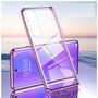 Beidseitiger 360 Grad Magnet / Glas Case H�lle Handy Tasche Bumper Lila f�r Samsung Galaxy S21 Ultra G998B 