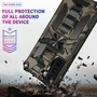 F�r Samsung Galaxy S21 Plus Camouflage Shockproof Armor TPU Schutz Tasche H�lle Cover Gr�n