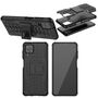 F�r Samsung Galaxy A12 A125F Hybrid Case 2teilig Outdoor Schwarz Tasche H�lle Cover Schutz