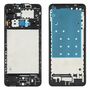Front Housing LCD Rahmen f�r Samsung Galaxy A12 Schwarz Bezel Ersatz