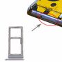 Sim Karten Halter f�r Samsung Galaxy Note 10 Lite Silber Micro SD Tray