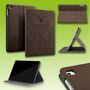 F�r Apple iPad Air 2020 4. Gen / iPad Pro 11.0 Zoll 2018/ Air 2022 Tasche Dunkel Braun H�lle Etuis Smart Cover Case Schutz Kappe aufstellen  