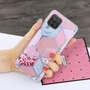 F�r Samsung Galaxy A12 Silikon Case TPU Motiv Rhombus Schutz Muster Tasche H�lle Cover Etuis Zubeh�r Pink