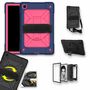 F�r Samsung Galaxy Tab A7 10.4 2020 T500 / T505 aufstellbare Outdoor Hybrid 360 Grad mit Halte-Schlaufe Tablet Tasche Etuis Cover Case Schutz Robust Neu