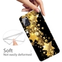 F�r Samsung Galaxy A41 Silikon Case TPU Motiv Gold Star Schutz Muster Tasche H�lle Cover Etuis Zubeh�r