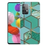 Fr Samsung Galaxy A32 5G Silikon Case TPU Marble Grn Schutz Muster Tasche Hlle Cover Etuis Zubehr