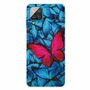 F�r Samsung Galaxy A12 Silikon Case TPU Red Butterfly Schutz Muster Tasche H�lle Cover Etuis