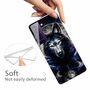 F�r Samsung Galaxy S21 Plus Silikon Case TPU Magic Wolf Schutz Muster Tasche H�lle Cover Etuis