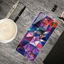 F�r Samsung Galaxy S21 Plus Silikon Case TPU Color Blocks Schutz Muster Tasche H�lle Cover Etuis