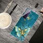 F�r Samsung Galaxy S21 Plus Silikon Case TPU Gold Butterfly Schutz Muster Tasche H�lle Cover Etuis