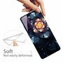 F�r Samsung Galaxy S21 Plus Silikon Case TPU Snow Lotus Schutz Muster Tasche H�lle Cover Etuis
