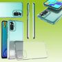 F�r Xiaomi Redmi Note 10 Pro Silikoncase TPU Schutz Transparent Tasche H�lle Cover Etui Zubeh�r Neu 