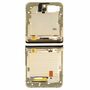 Mittelrahmen Bezel f�r Samsung Galaxy Z Flip 5G Gold Middle Frame
