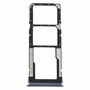 Sim Card Tray fr Xiaomi Redmi Note 9 5G Schwarz Karten Halter Schlitten Holder Ersatzteil
