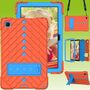 F�r Samsung Galaxy Tab A7 2020 Shockproof Hybrid Tablet H�lle mit Band Orange / Blau 