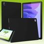 F�r Samsung Galaxy Tab A7 Lite 2021 8.7 Zoll Schwarz H�lle Tasche Cover + H9 Hart Glas 