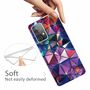 F�r Samsung Galaxy A52 / A52s 5G Silikon Case TPU Motiv Color Blocks Schutz H�lle Cover Etuis 