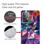 F�r Samsung Galaxy A52 / A52s 5G Silikon Case TPU Motiv Color Blocks Schutz H�lle Cover Etuis 