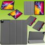 Premium Smart Cover Grau Tasche Etuis H�lle f�r Apple iPad Air 11 2024 / Pro 11.0 2021/ 2022 Case 