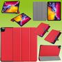 Premium Smart Cover Rot Tasche Etuis H�lle f�r Apple iPad Air 13 2024 / Pro 12.9 2021 