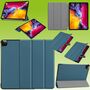 Premium Smart Cover Dunkel Gr�n Tasche Etuis H�lle f�r Apple iPad Air 13 2024 / Pro 12.9 2021 