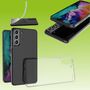 F�r Samsung Galaxy S21 FE G990B Silikoncase TPU Schutz Transparent Handy Tasche H�lle Cover Etui Zubeh�r Neu 