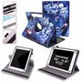 F�r Apple iPad 10.2 Zoll 2019 / 2020 / 2021 7. / 8. / 9. Gen 360 Grad Rotation Universell Motiv 16 Tablet Tasche Kunst Leder H�lle Etuis
