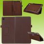 F�r Samsung Galaxy Tab A7 Lite 2021 8.7 Braun Kunstleder H�lle Cover Tasche Case Neu 
