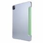 F�r Apple iPad Air 11 2025 / 2024 / Pro 11.0 2022 / 2021 3folt Wake UP Smart Cover Tasche Gr�n