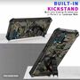 F�r Samsung Galaxy A42 Camouflage Shockproof Armor TPU Schutz Tasche H�lle Cover Gr�n