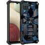F�r Samsung Galaxy A42 Camouflage Shockproof Armor TPU Schutz Tasche H�lle Cover Blau