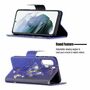 F�r Samsung Galaxy S21 FE G990B Kunstleder Handy Tasche Book Motiv 7 Schutz H�lle Case Cover Etui Neu