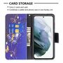 F�r Samsung Galaxy S21 FE G990B Kunstleder Handy Tasche Book Motiv 7 Schutz H�lle Case Cover Etui Neu