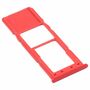 Sim Karten Halter f�r Samsung Galaxy A12 Rot Card Tray Micro SD Ersatz