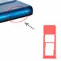 Sim Karten Halter f�r Samsung Galaxy A12 Rot Card Tray Micro SD Ersatz