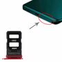 Sim Card Tray f�r Xiaomi Mi 11 Pro Rot Karten Halter Schlitten Holder Ersatzteil