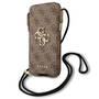 Guess Smartphone Handy Umh�nge Tasche f�r Apple iPhone 12 Pro Max Braun mit Muster 