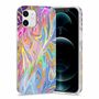 F�r Apple iPhone 12 Mini Shockproof TPU Watercolor Splash Schutz Tasche H�lle Cover Etui Motiv 1