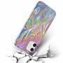 F�r Apple iPhone 12 Mini Shockproof TPU Watercolor Splash Schutz Tasche H�lle Cover Etui Motiv 1
