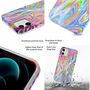 F�r Apple iPhone 12 Mini Shockproof TPU Watercolor Splash Schutz Tasche H�lle Cover Etui Motiv 1