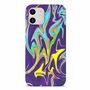 F�r Apple iPhone 12 Mini Shockproof TPU Watercolor Splash Schutz Tasche H�lle Cover Etui Motiv 3